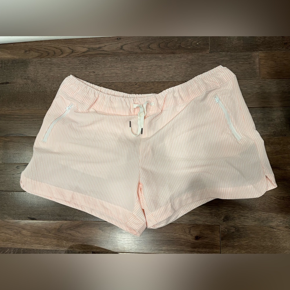 Magellan Outdoors Pink Seersucker Shorts